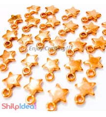 Jewellery Stars 8mm- Copper - Pack of 20